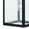 Vaxcel Medinah 7-in. W 1 Light Dusk to Dawn Black Outdoor Wall Lantern Clear Glass T0601 - alternate 8